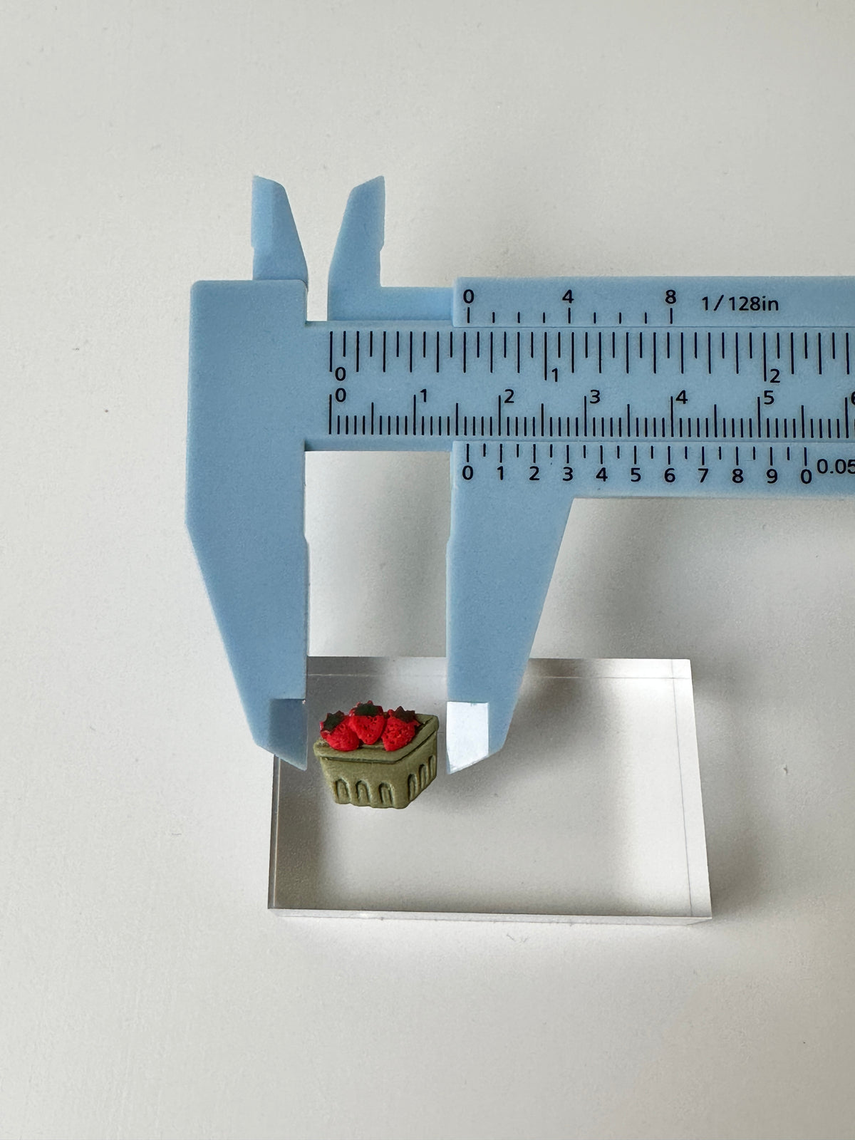Strawberry Basket | Fruit | Polymer Clay Stud Earrings