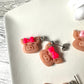 Piglet Polymer Clay Dangle Earrings