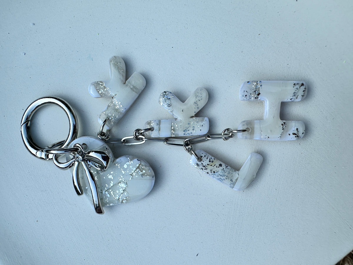Enchanted Custom Initial Keychain