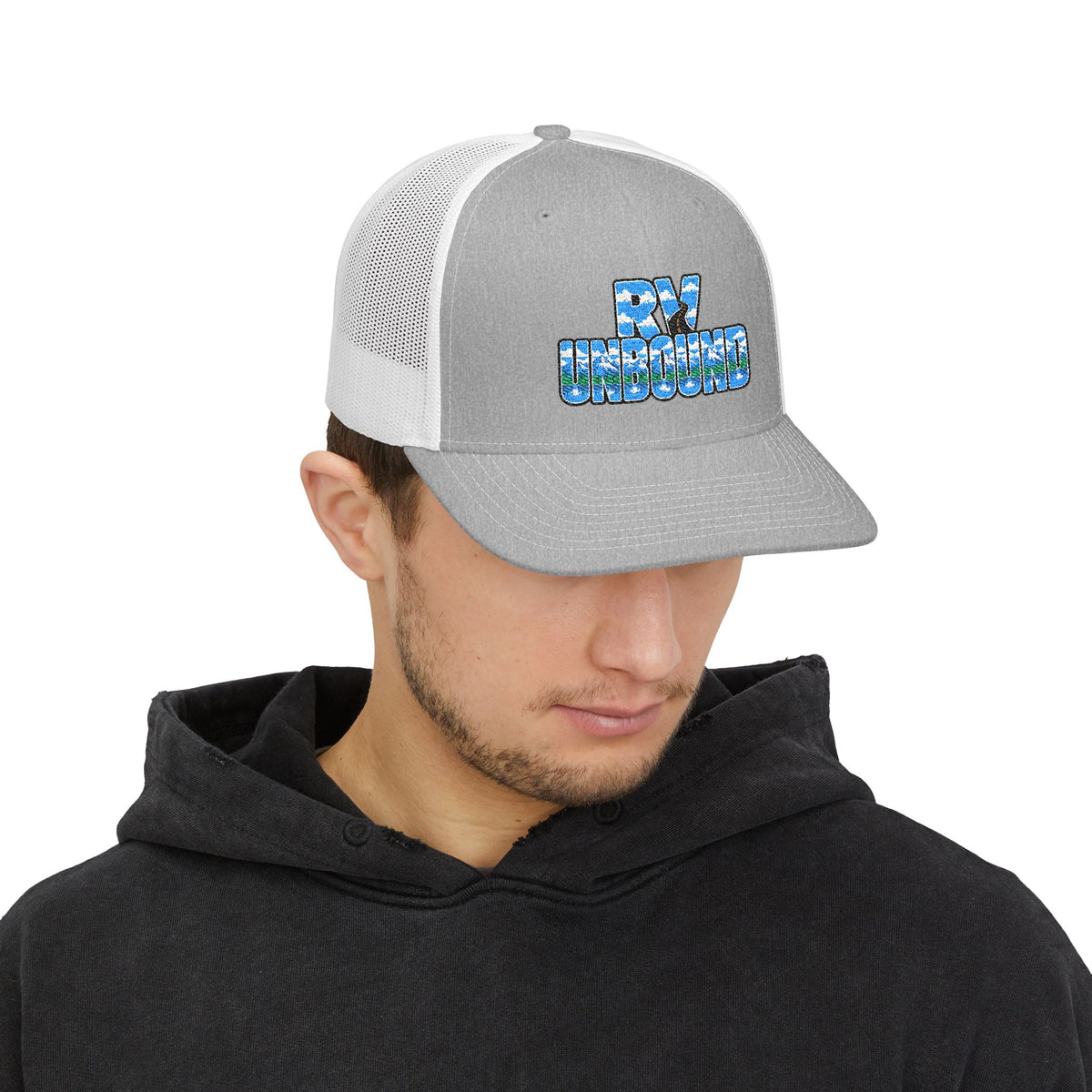 RV Unbound Floral Trucker Cap