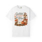 Grateful Thankful Blessed T-Shirt — Fall Pumpkin & Cross Thanksgiving Tee