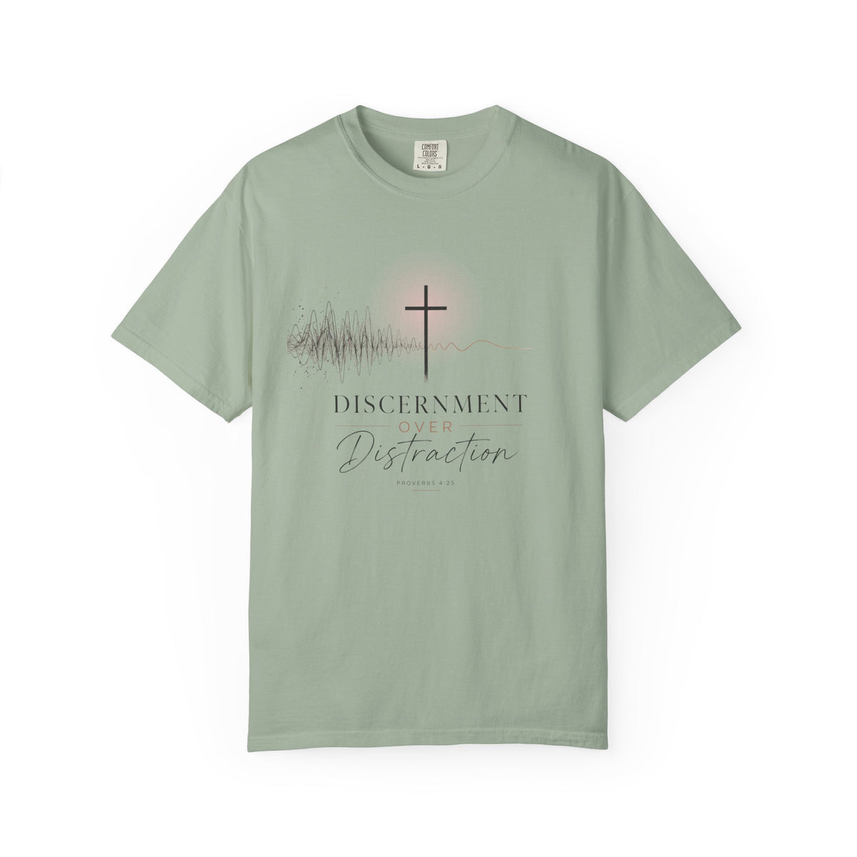 Discernment Over Distraction Cross T-Shirt