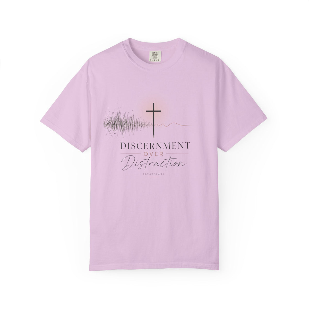 Discernment Over Distraction Cross T-Shirt