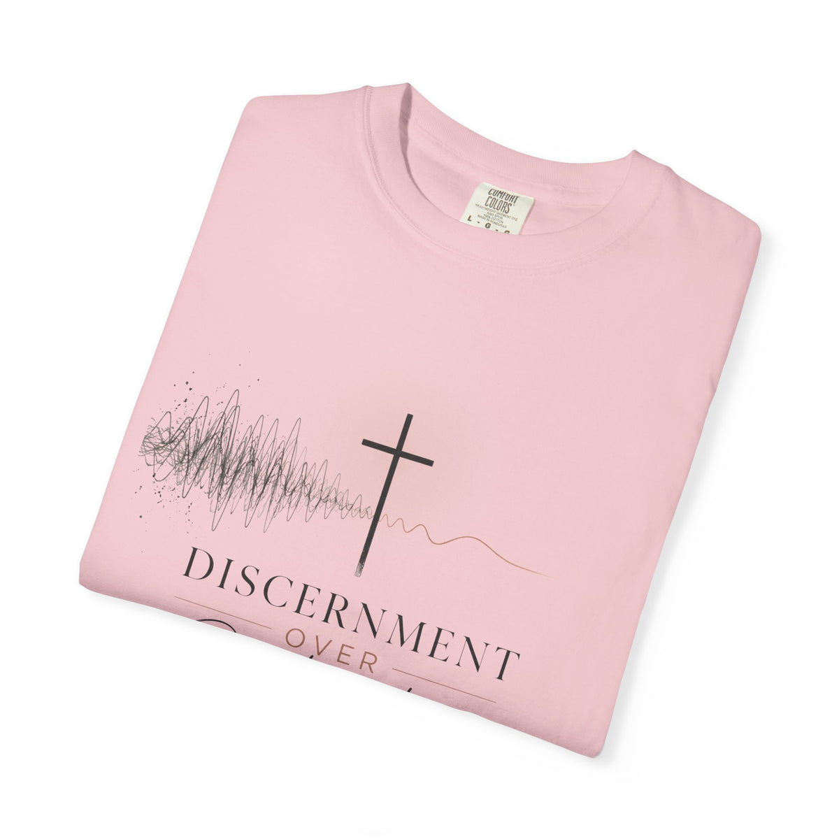 Discernment Over Distraction Cross T-Shirt