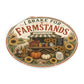 I Brake for Farmstands Round Vinyl Sticker