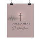 Discernment Over Distraction Poster