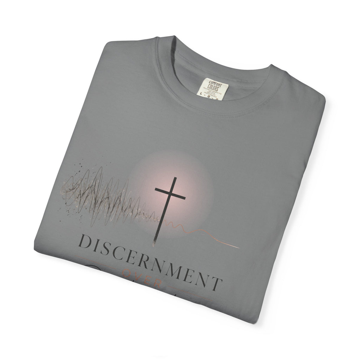 Discernment Over Distraction Cross T-Shirt