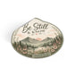 Be Still & Know Mountain Vinyl Sticker — Psalm 46:10