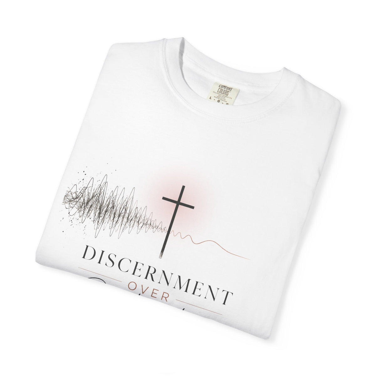 Discernment Over Distraction Cross T-Shirt