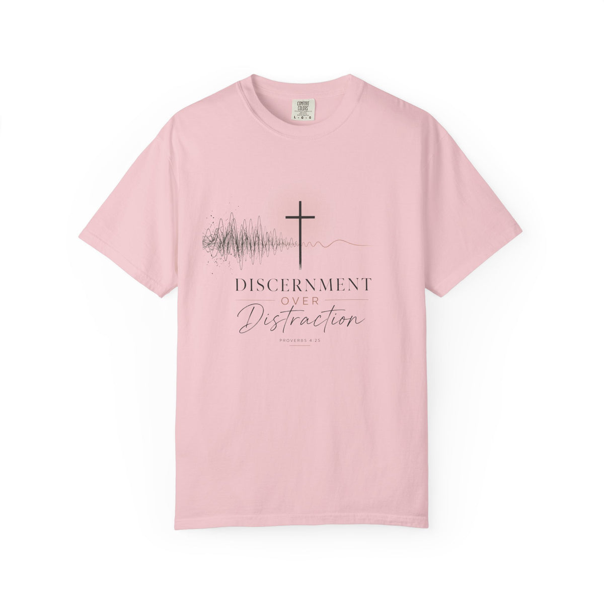 Discernment Over Distraction Cross T-Shirt
