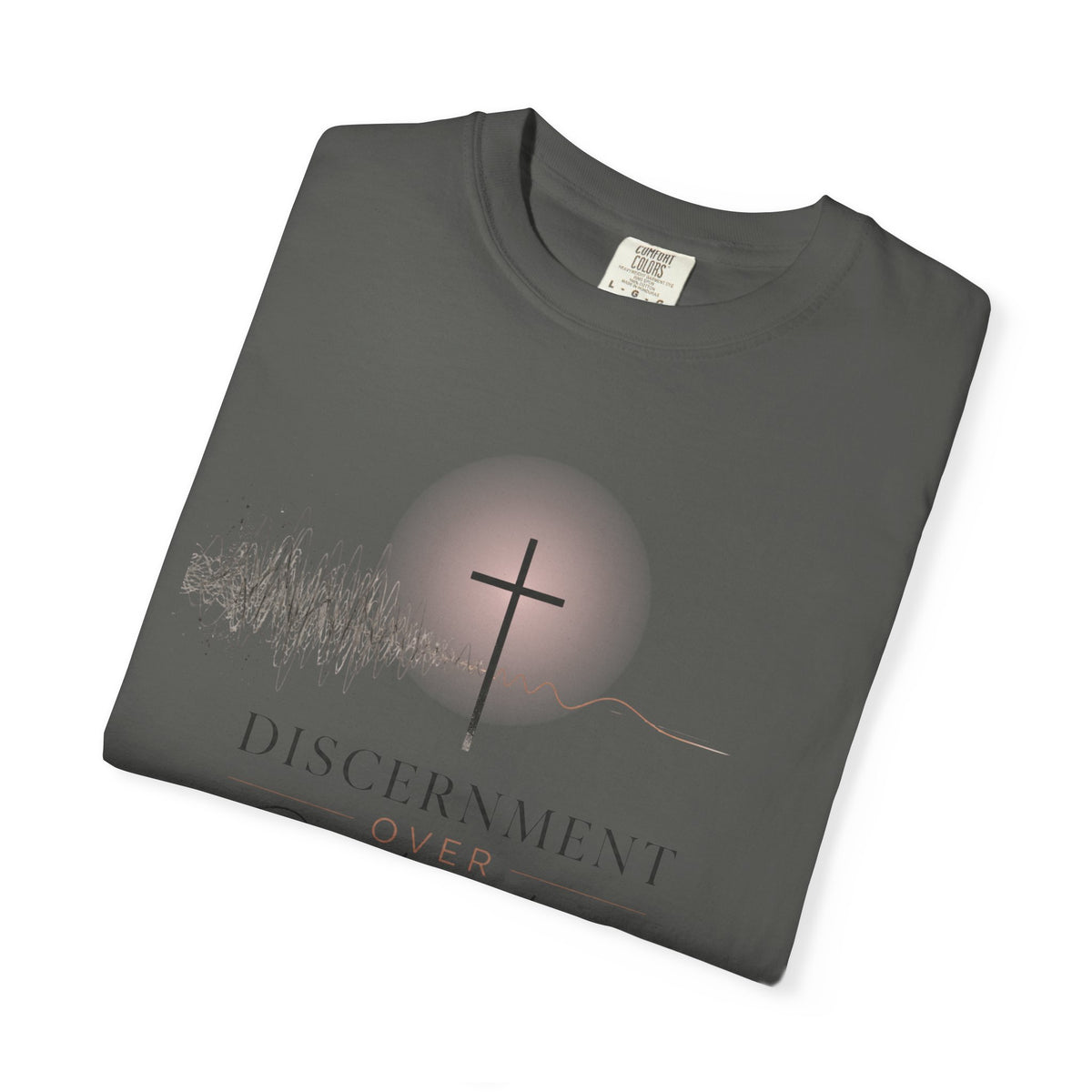 Discernment Over Distraction Cross T-Shirt