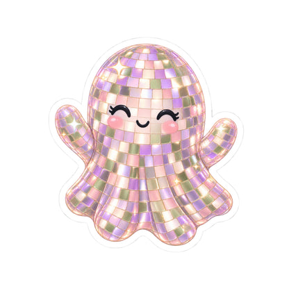 Happy Disco Octopus Kiss-Cut Sticker