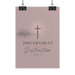 Discernment Over Distraction Poster