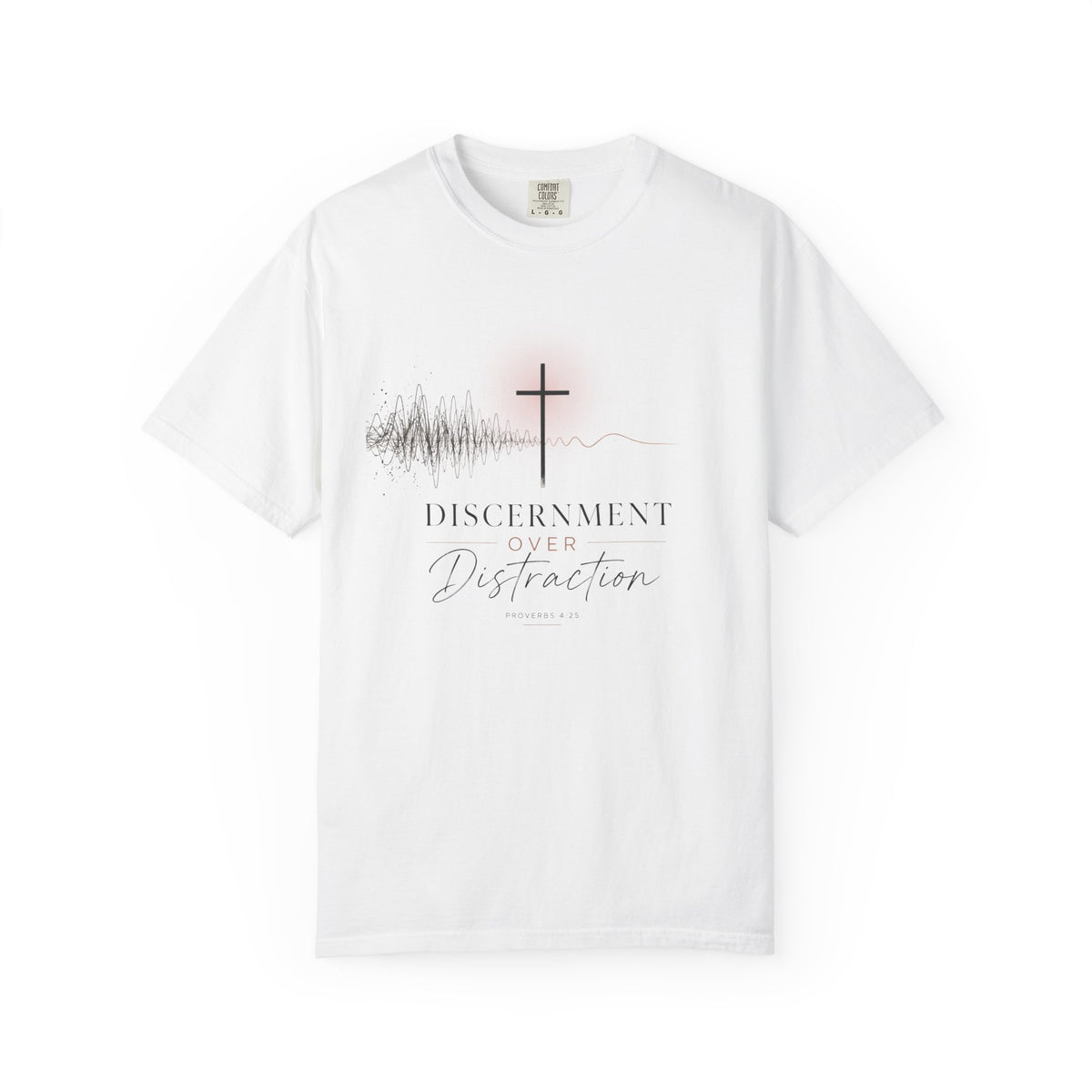 Discernment Over Distraction Cross T-Shirt