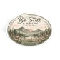 Be Still & Know Mountain Vinyl Sticker — Psalm 46:10