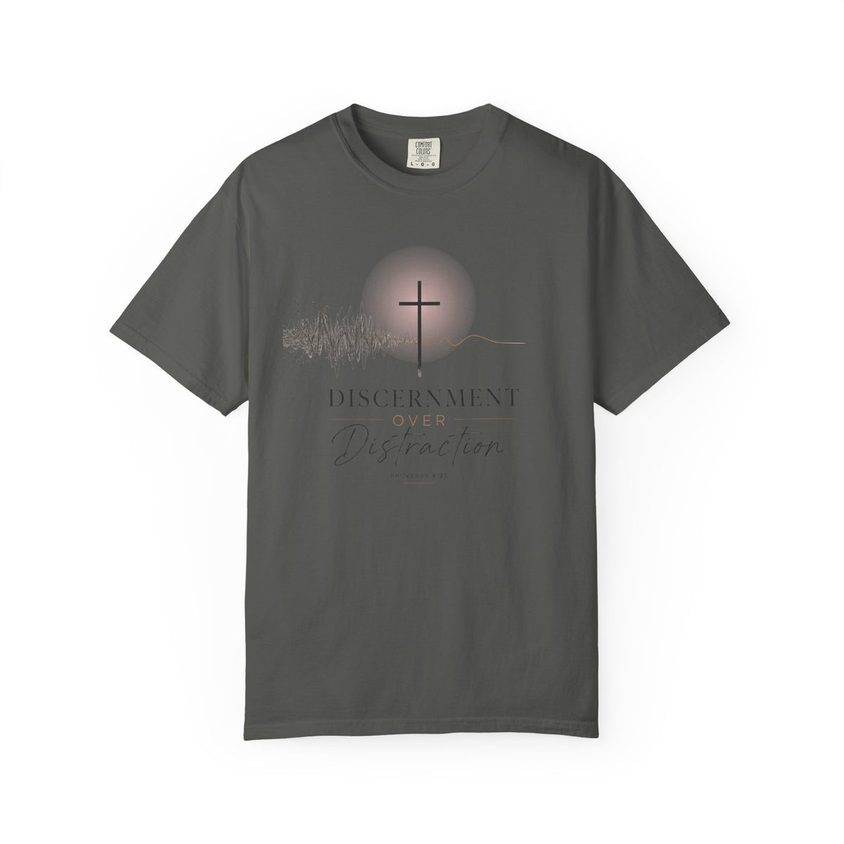 Discernment Over Distraction Cross T-Shirt