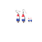 Patriotic Popsicle Clay Earrings