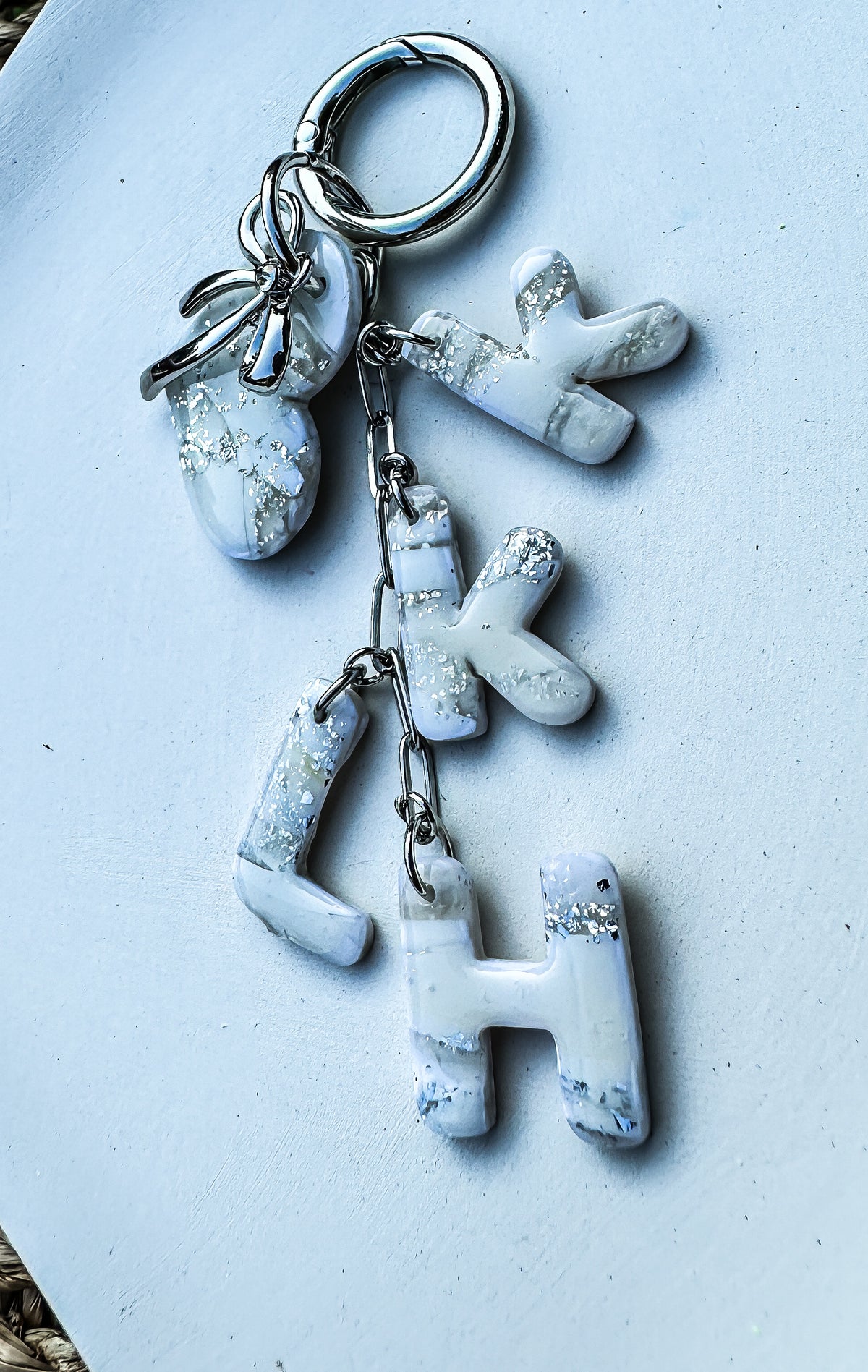 Enchanted Custom Initial Keychain