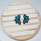 Petal Cluster Butterfly Polymer Clay Earrings