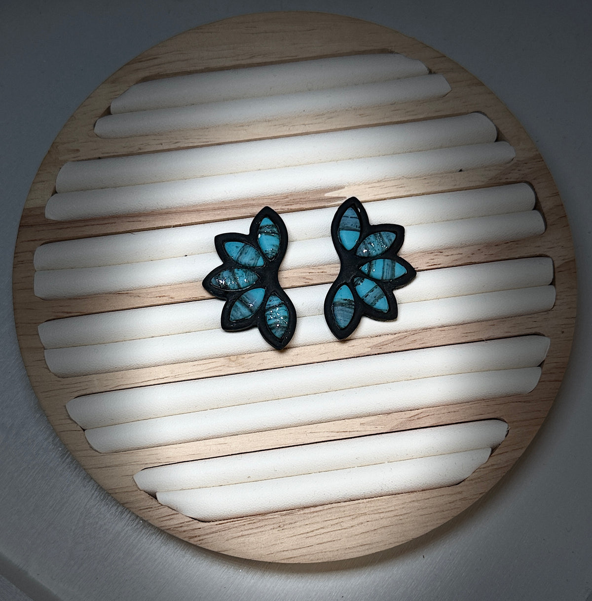 Petal Cluster Butterfly Polymer Clay Earrings
