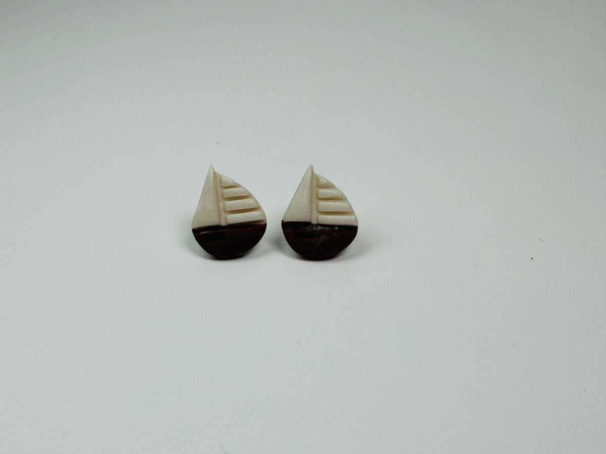 Coastal Polymer Clay Stud Collection