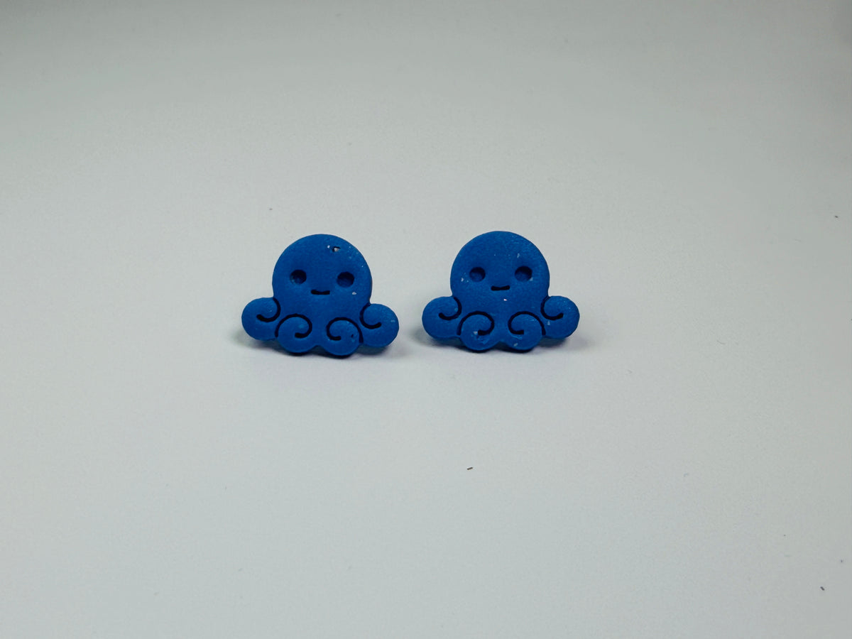 Coastal Polymer Clay Stud Collection