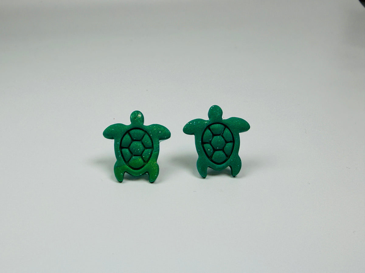 Coastal Polymer Clay Stud Collection