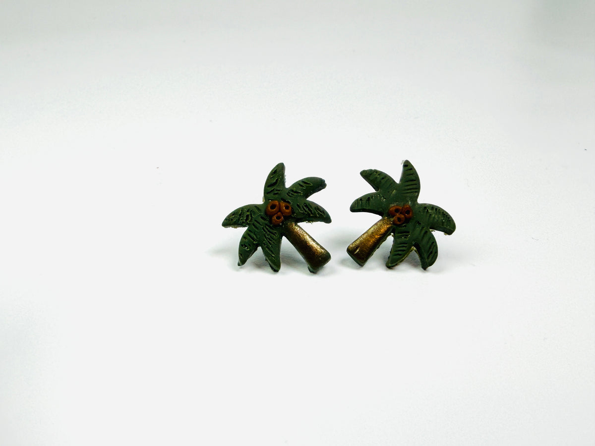 Coastal Polymer Clay Stud Collection
