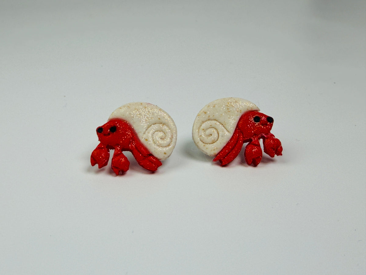 Coastal Polymer Clay Stud Collection