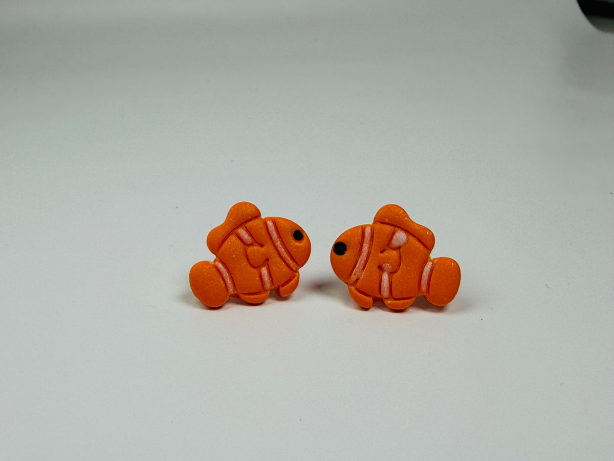 Coastal Polymer Clay Stud Collection