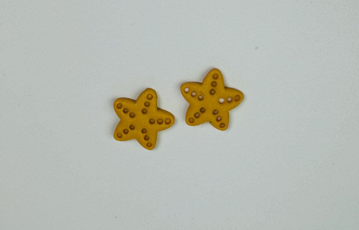 Coastal Polymer Clay Stud Collection