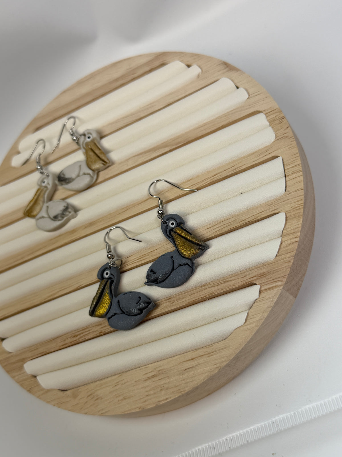 Pelican Clay Dangle Earrings