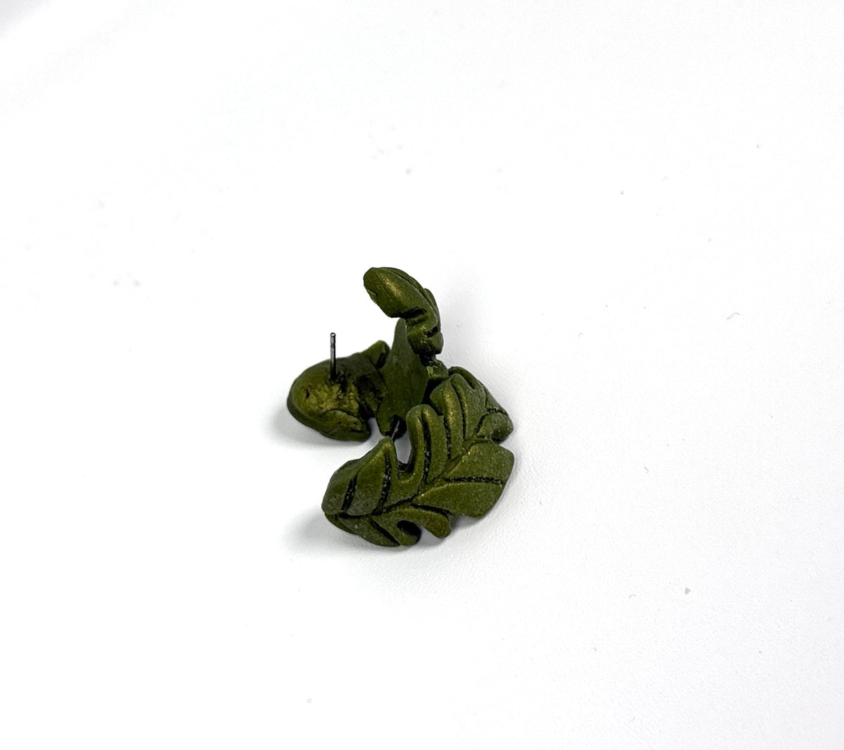 Monstera Leaf Dangle & Stud Earrings