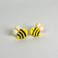 Bumblebee Polymer Clay Stud Earrings