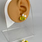 Bumblebee Polymer Clay Stud Earrings
