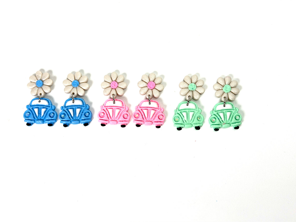 Enchanted Groovy Daisy Cruiser Earrings