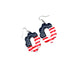 Star-Spangled Arch Clay Dangle Earrings