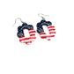 Star-Spangled Arch Clay Dangle Earrings