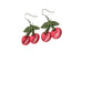 Cherry Clay Dangle Earrings