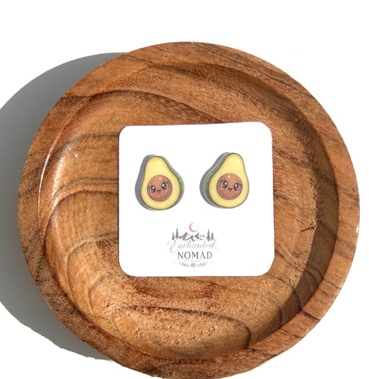 Holy Guacamole Graphic Earrings/ Lapel Pin