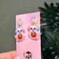 Ghost Dog Halloween Dangle Earrings