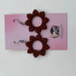 Boho Mandala Clay Earrings