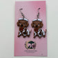 Halloween Dog Clay Earrings