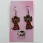Halloween Dog Clay Earrings