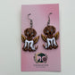Halloween Dog Clay Earrings