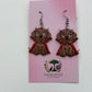 Halloween Dog Clay Earrings