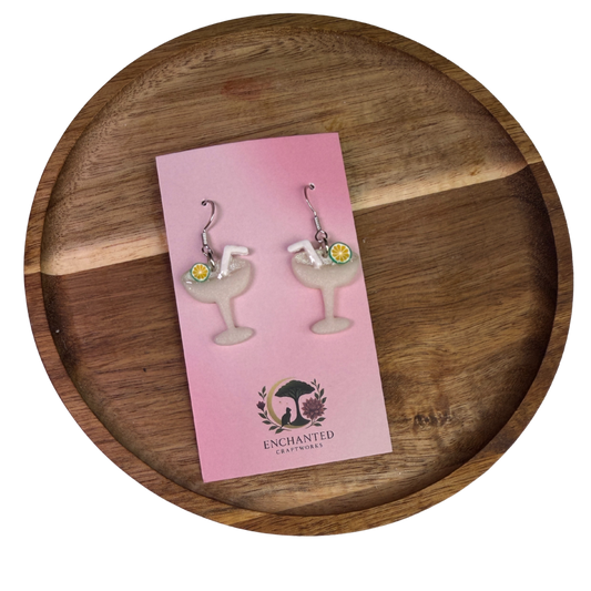 Enchanted Margarita Dangles - Polymer Clay Earrings