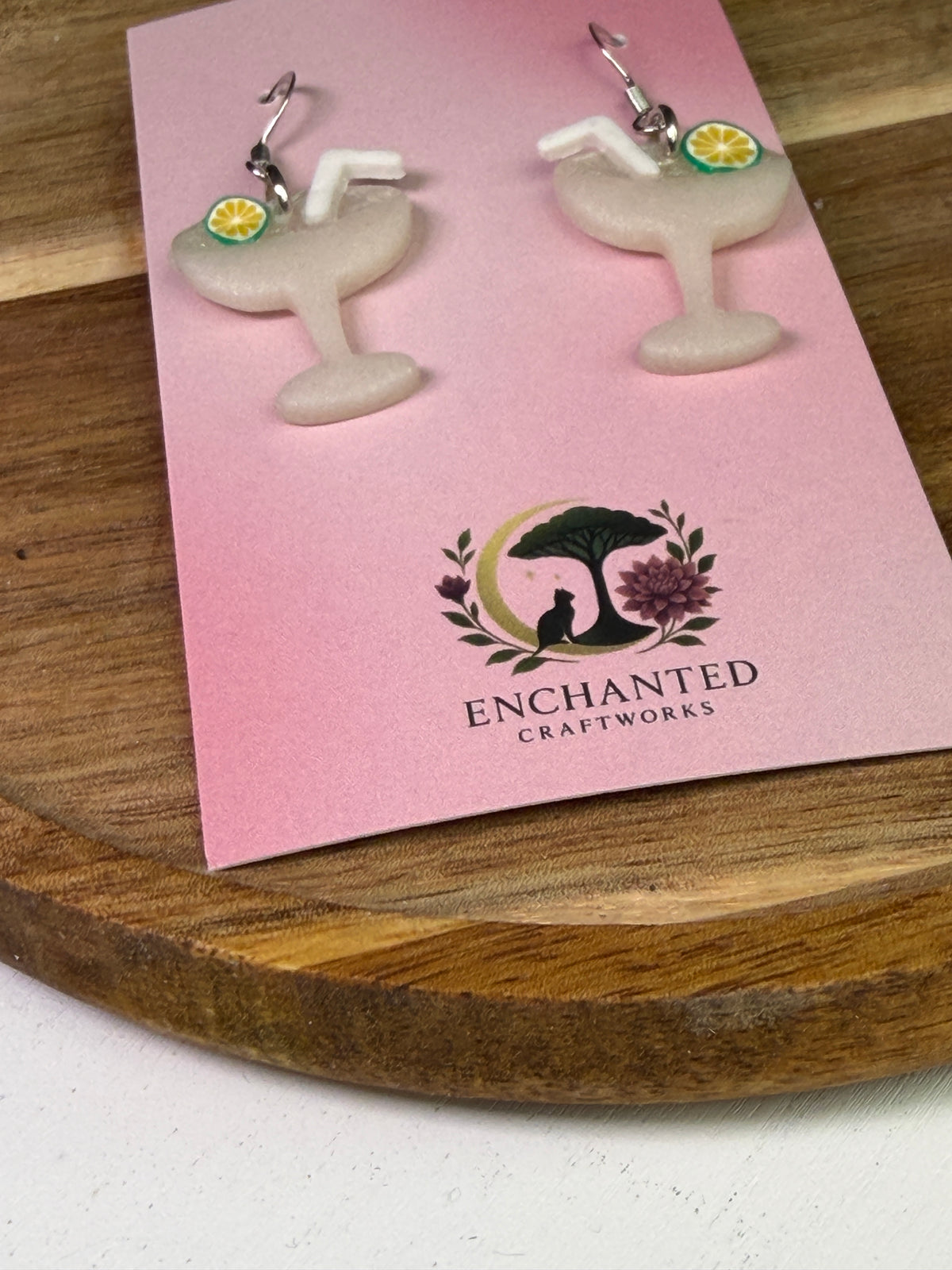 Enchanted Margarita Dangles - Polymer Clay Earrings