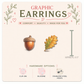 Acorn & Oak Leaf Mix & Match Graphic Earrings/ Lapel Pin