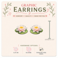 Dragonfly & Water Lily Graphic Earrings/ Lapel Pin